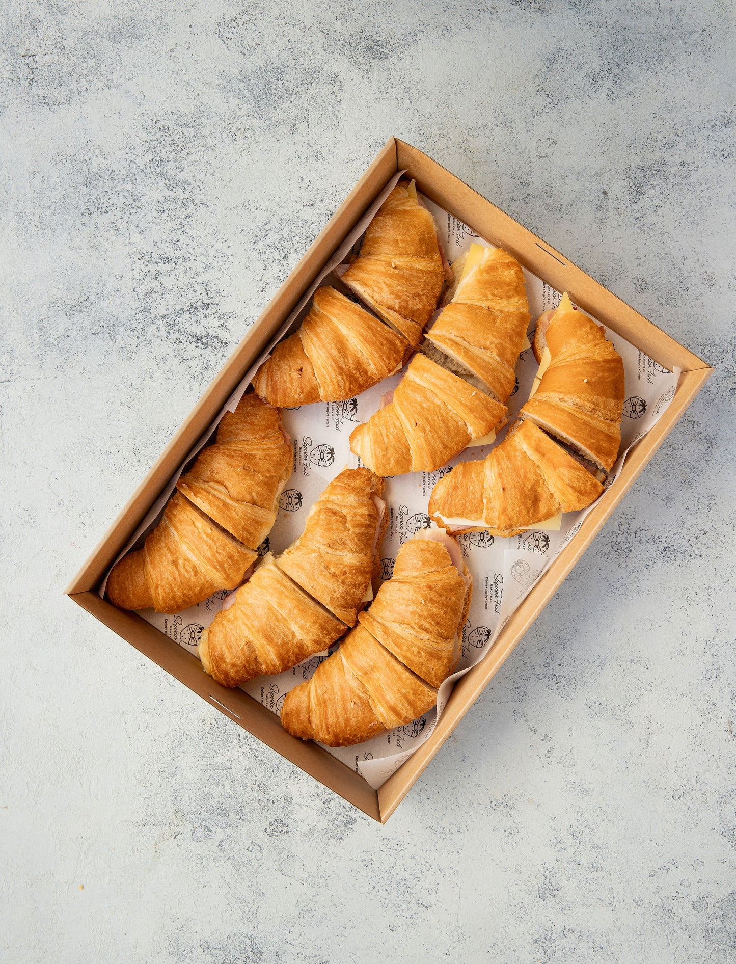 Freshly Baked Croissant Box