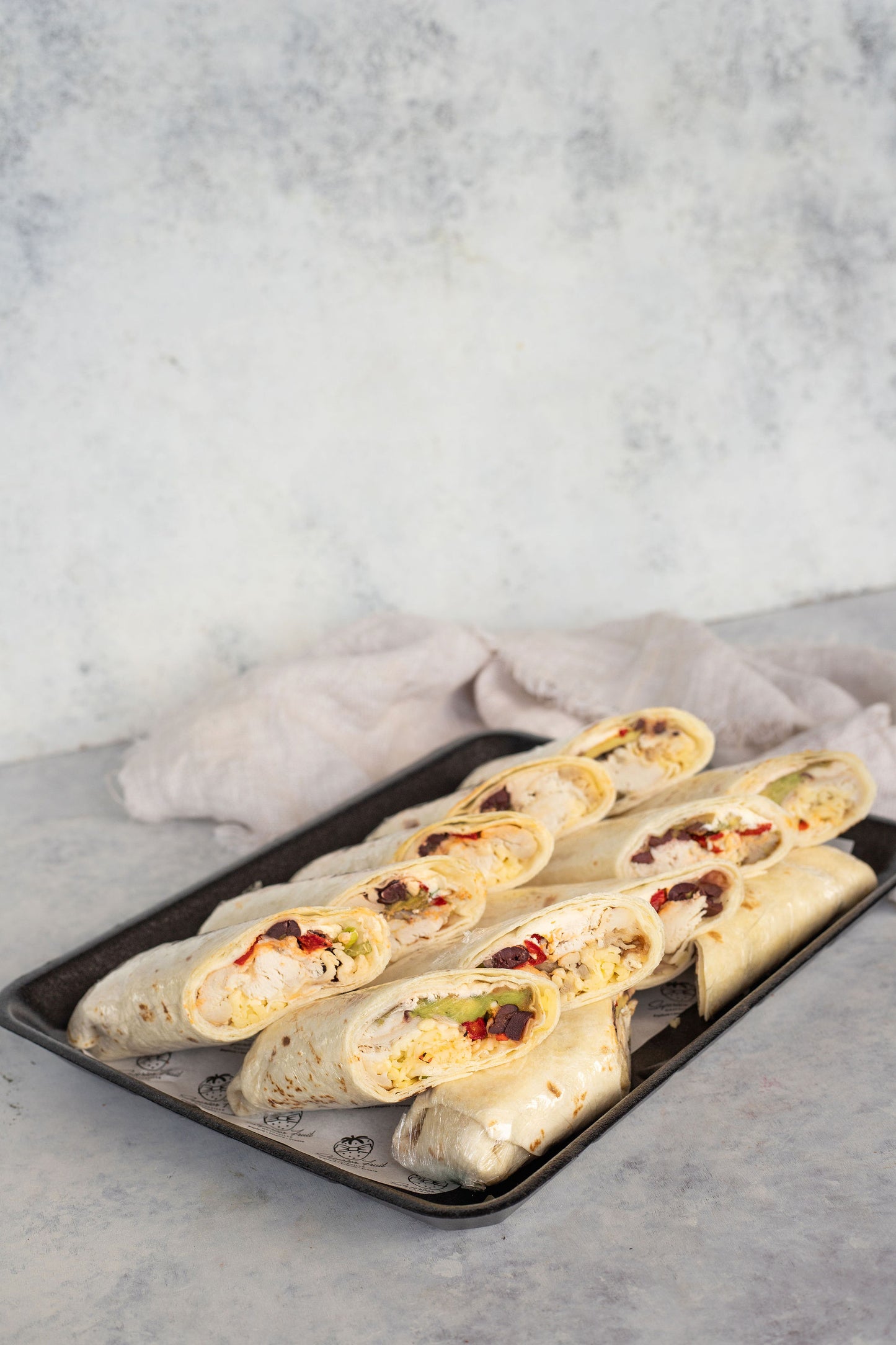 Chicken & Olive Fajita Wrap Platter