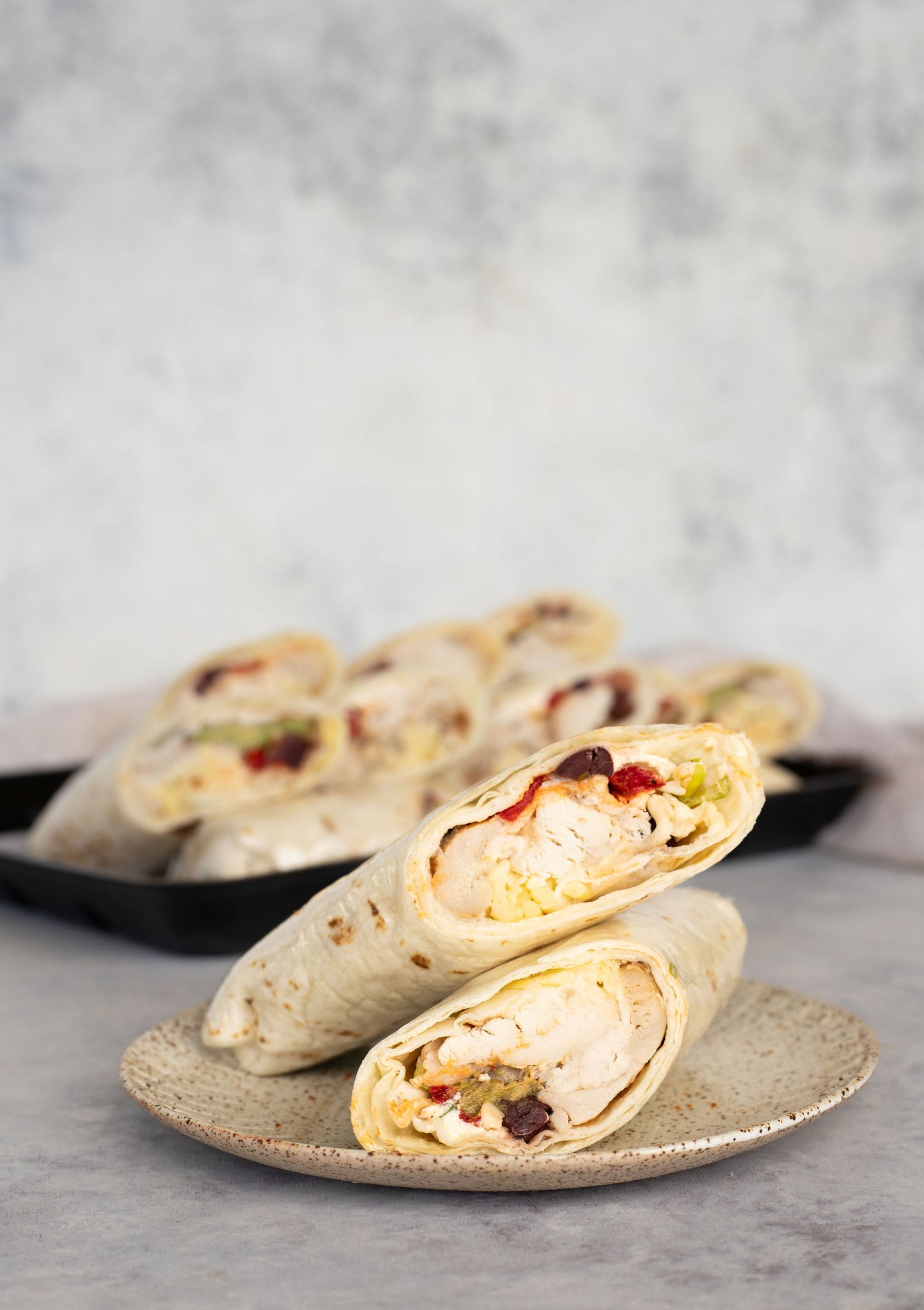Chicken & Olive Fajita Wrap Platter
