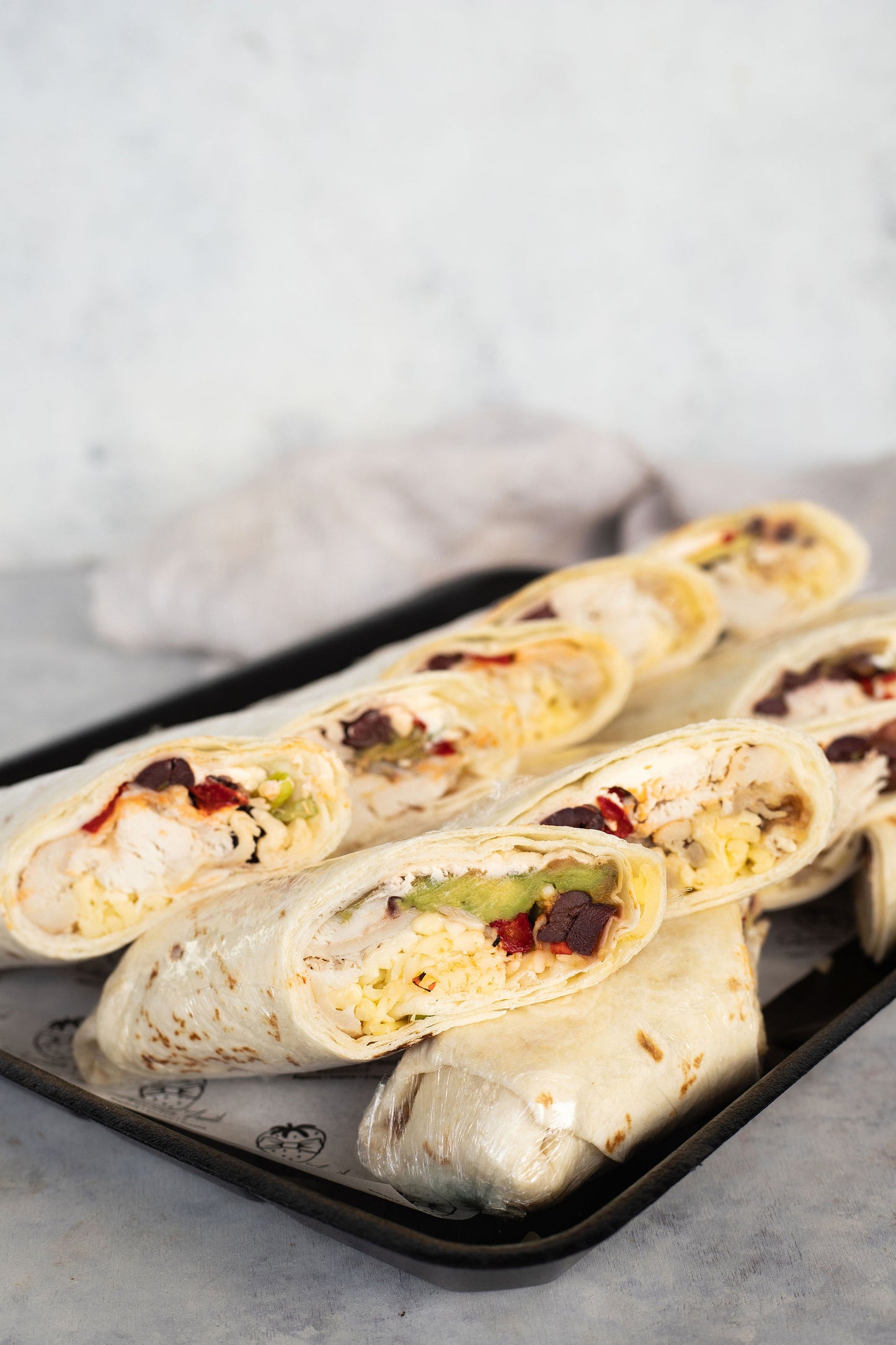 Chicken & Olive Fajita Wrap Platter