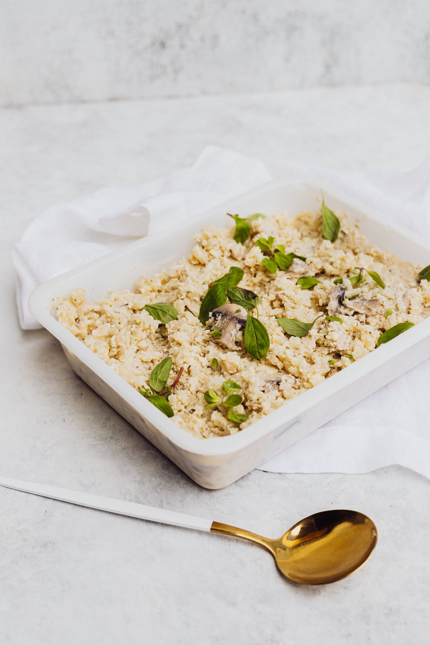 Creamy Mushroom & Chicken Risotto (Gluten Free)