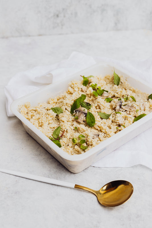 Creamy Mushroom & Chicken Risotto (Gluten Free)