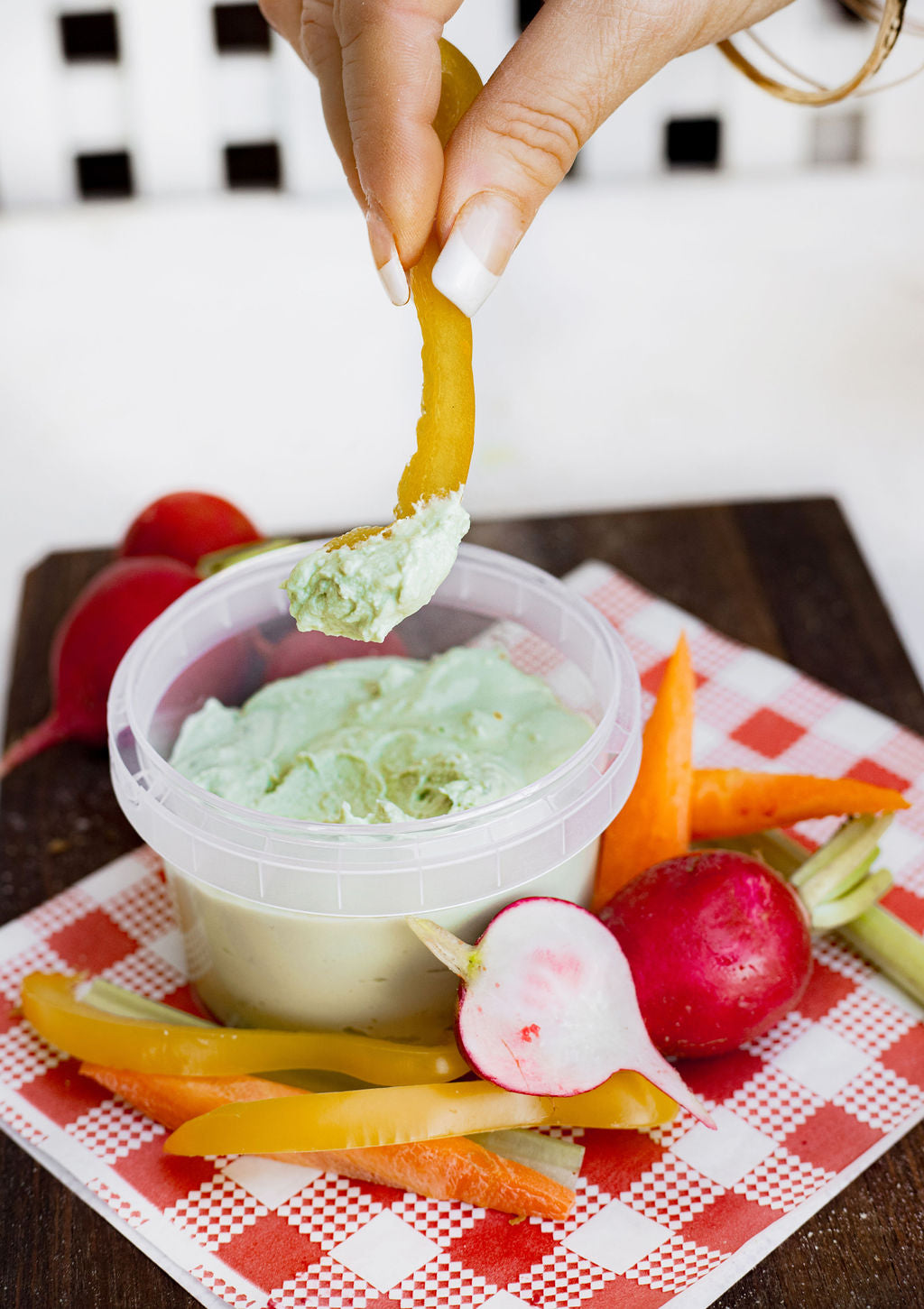Superior Fruit Trio of Dips & Crudités Platter (Gluten Free)