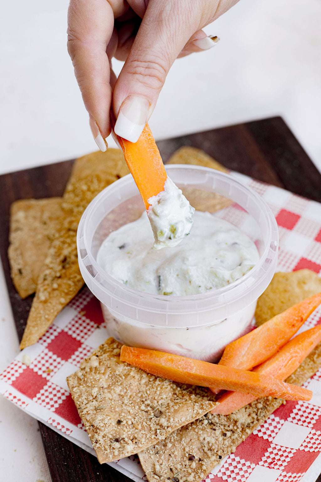 Superior Fruit Trio of Dips & Crudités Platter (Gluten Free)