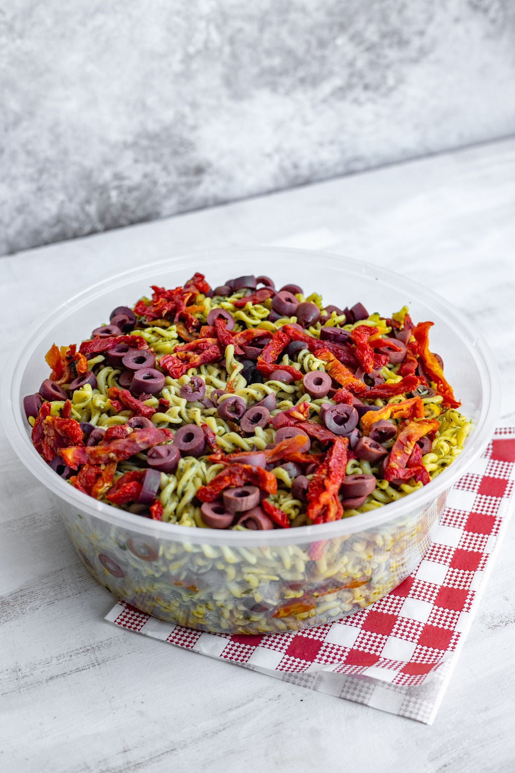 Superior Pesto Pasta Salad (Vegetarian)