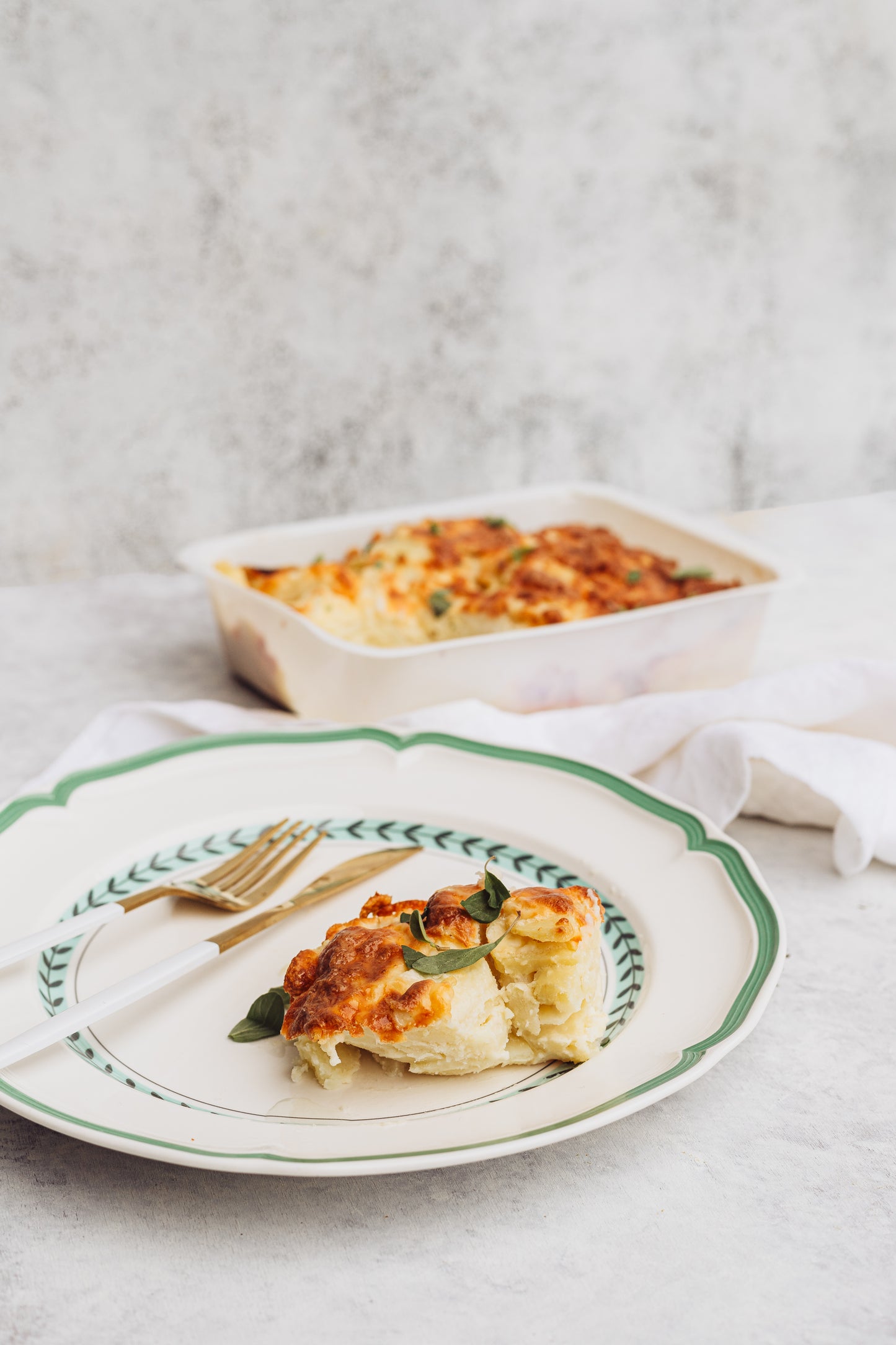 Potato a la Gina (Gluten Free Vegetarian)