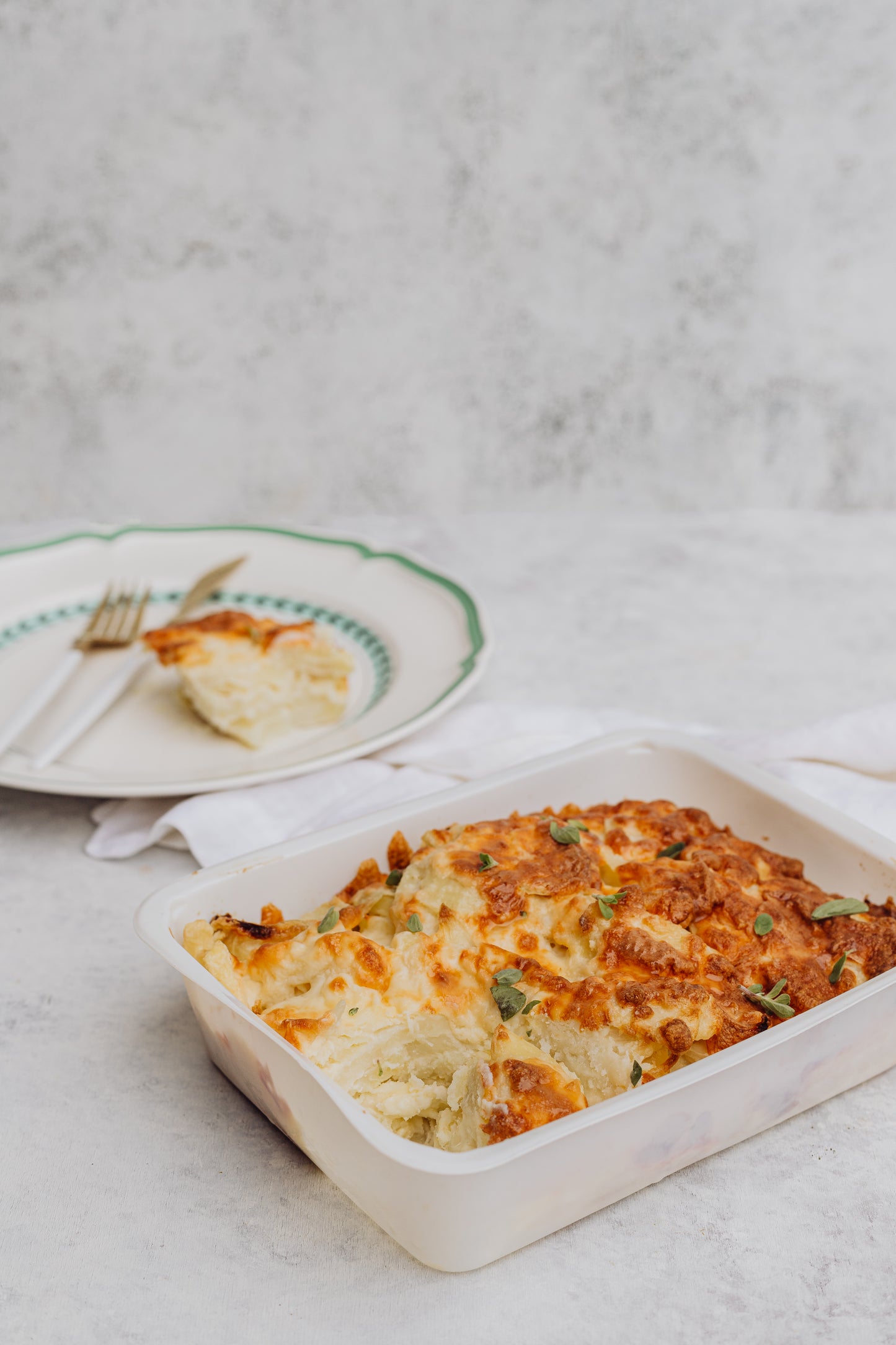 Potato a la Gina (Gluten Free Vegetarian)