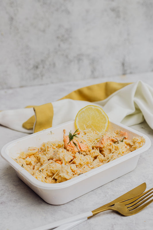 NEW! Lemon Salmon Risotto (Gluten Free)