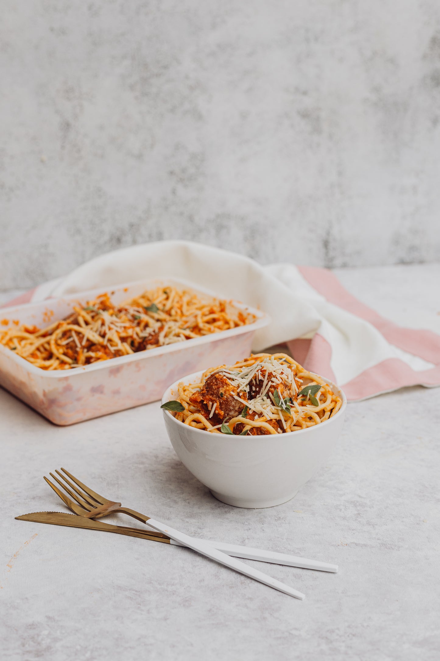 Italian Meatballs & Spaghetti