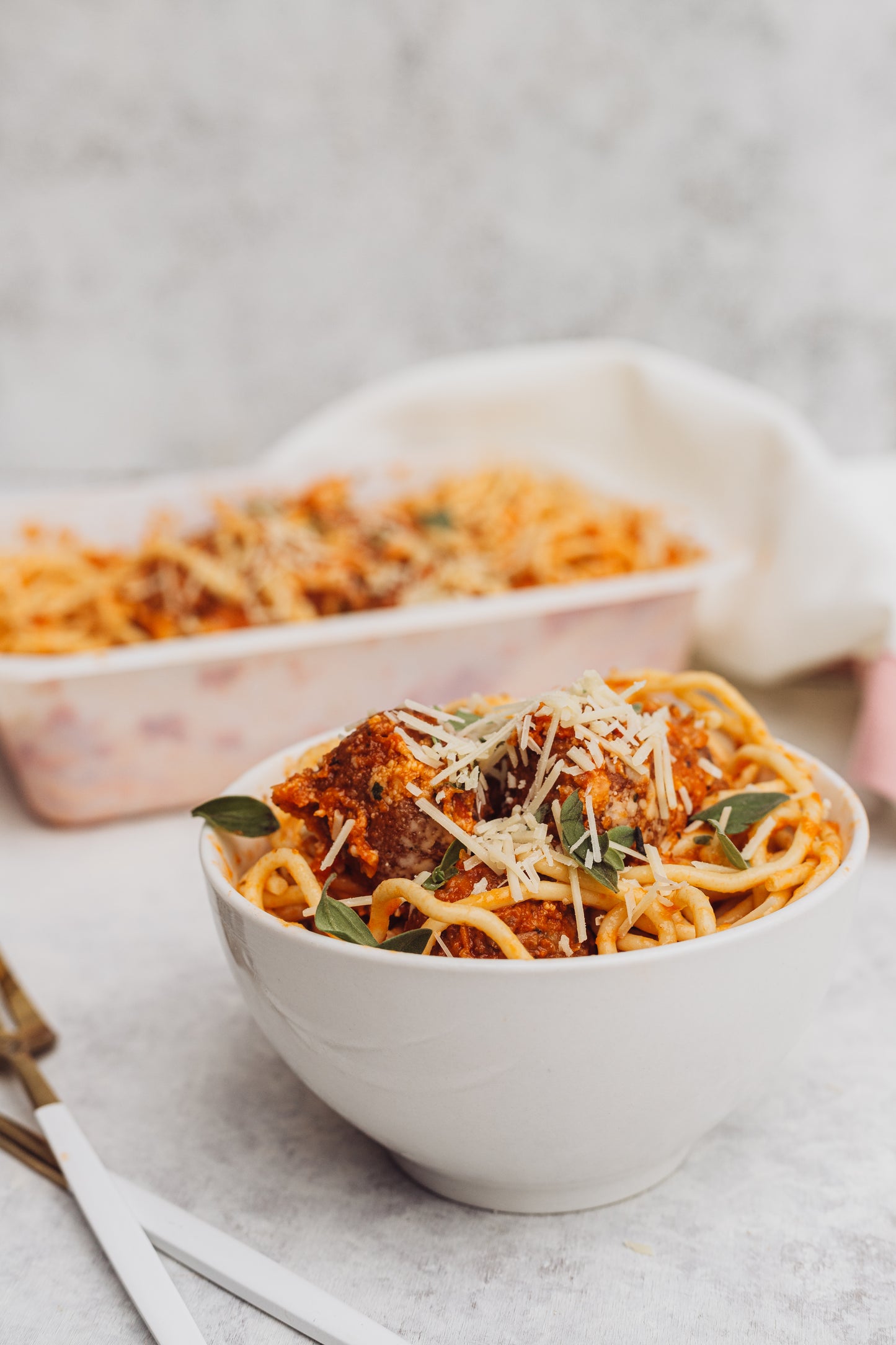 Italian Meatballs & Spaghetti
